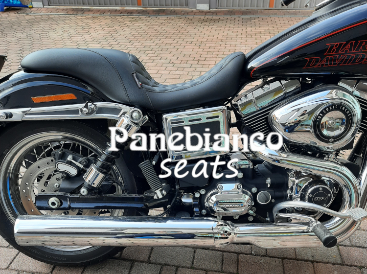 Dyna 2006/17 Cafè Racer Selle artigianali moto Harley Davidson